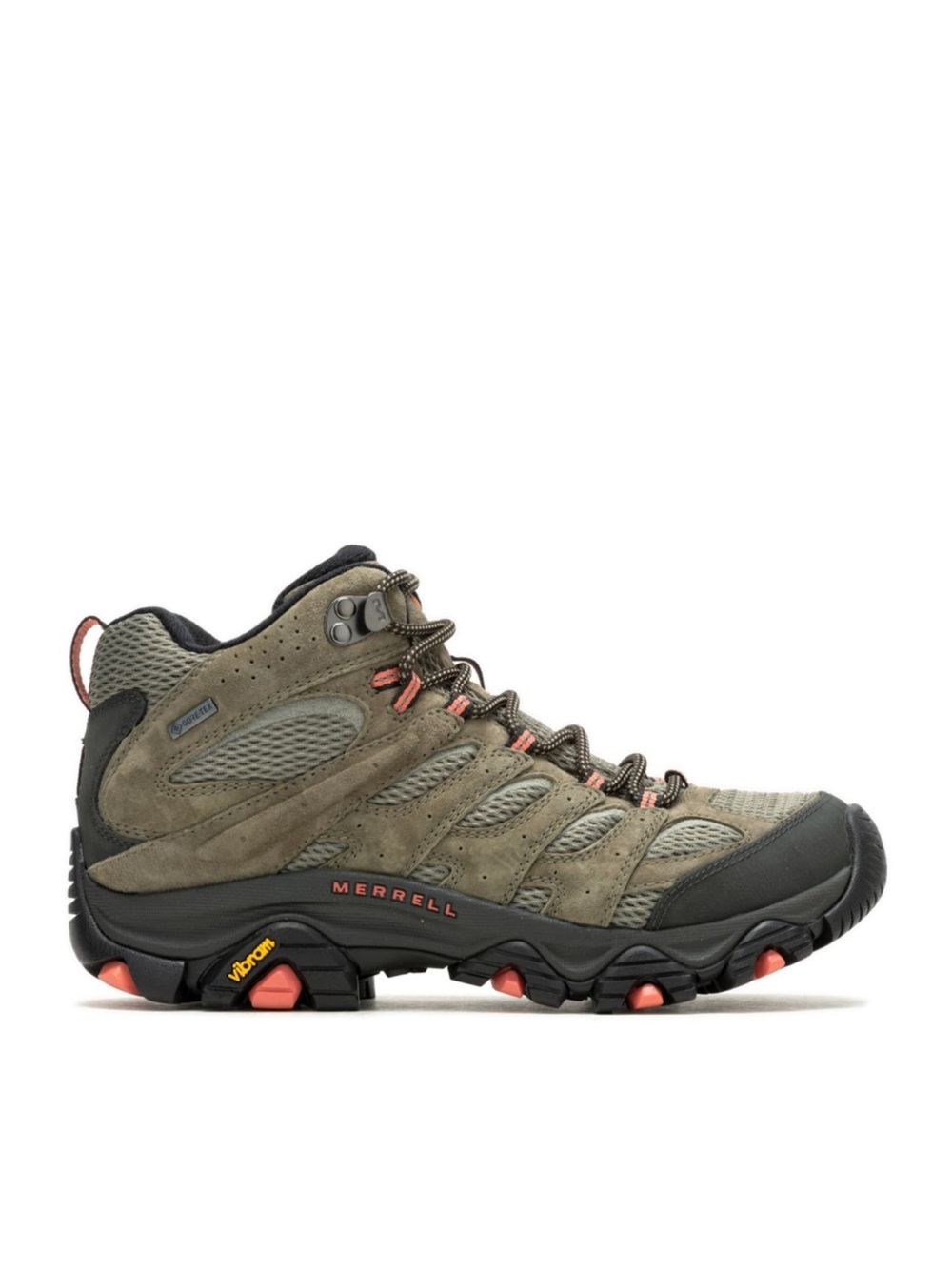 Merrell women’s Olive Green Hiking Boots

Moab 3 mid Gore-Tex